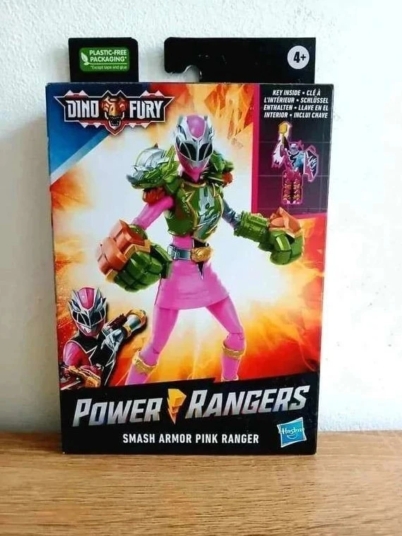 Figurine Power Rangers Dino Fury Smash Armor Pink Ranger